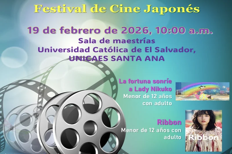 UNICAES Santa Ana albergará festival de Cine Japonés el 19 de febrero