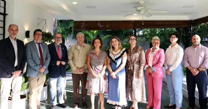 Delegación de la Cooperación Española se encuentra en el país y analiza proyectos de cooperación en ejecución en El Salvador