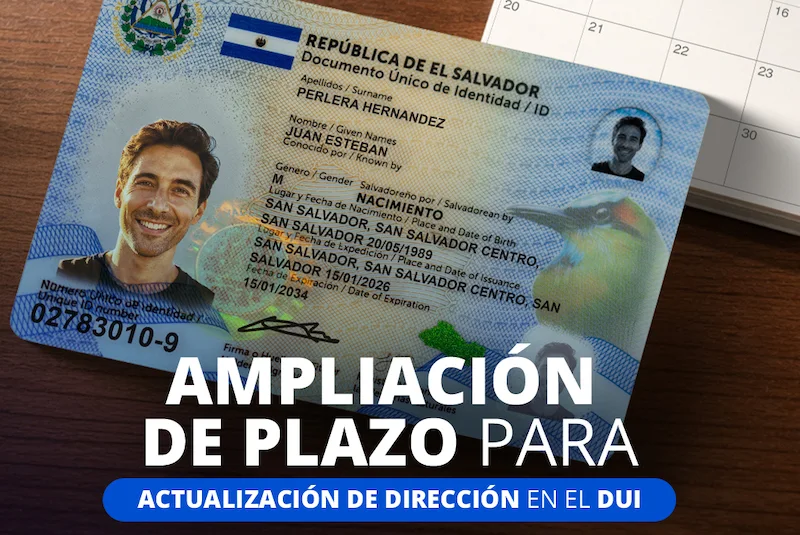 TSE pide actualizar domicilio en el DUI a salvadoreños en el país y en el extranjero