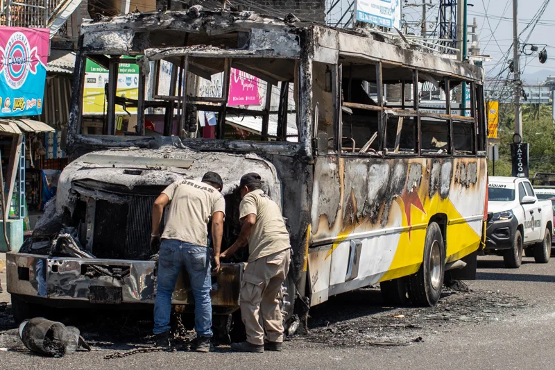 La muerte del jefe del Cártel Jalisco Nueva Generación provoca una oleada de disturbios en México