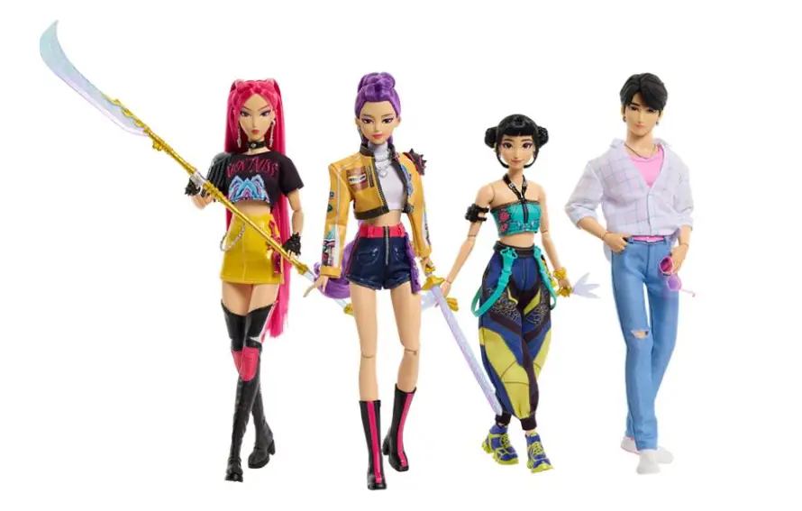 Mattel presenta un adelanto de las muñecas de "K-Pop Demon Hunters"