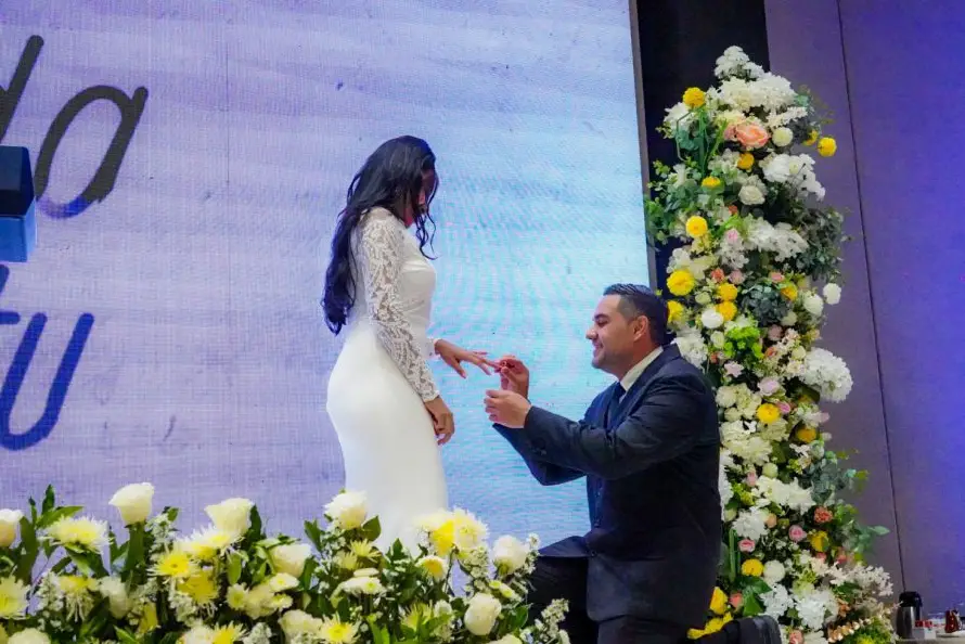 40 parejas se dieron el "Sí, acepto" en una boda colectiva este sábado