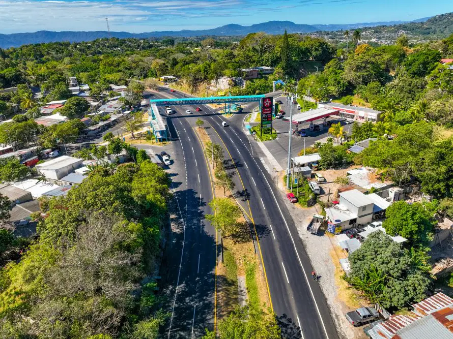 Entregan renovación de capa asfáltica en carretera Panamericana, entre San Martín y Cojutepeque