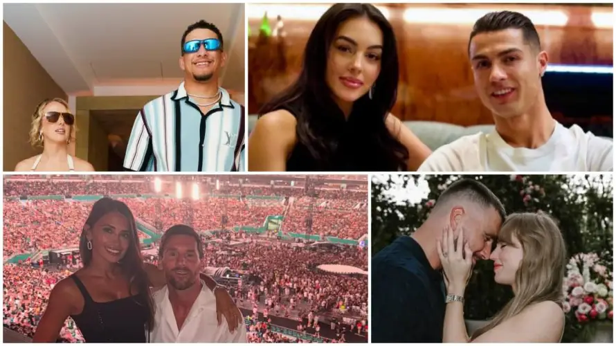 Deportistas y sus parejas: siete historias de amor vigentes en el Día del Amor y la Amistad