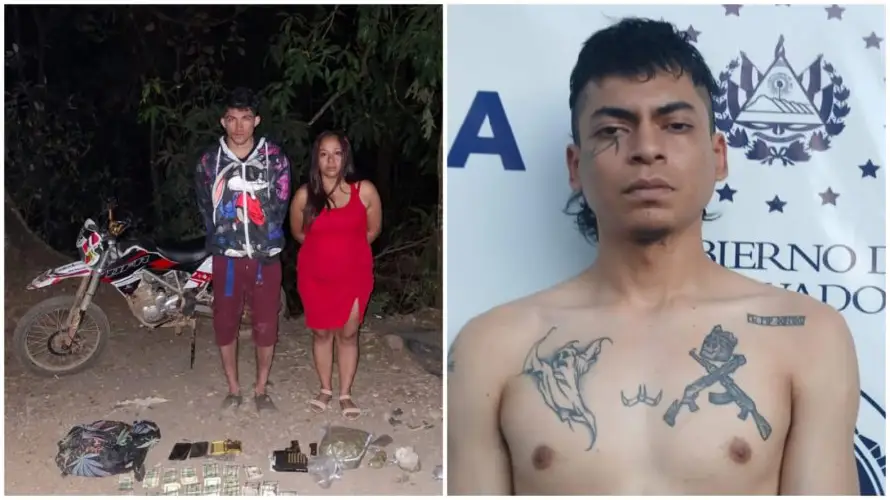 PNC y Fuerza Armada capturan a tres personas que transportaban de droga en Tonacatepeque y Ciudad Barrios