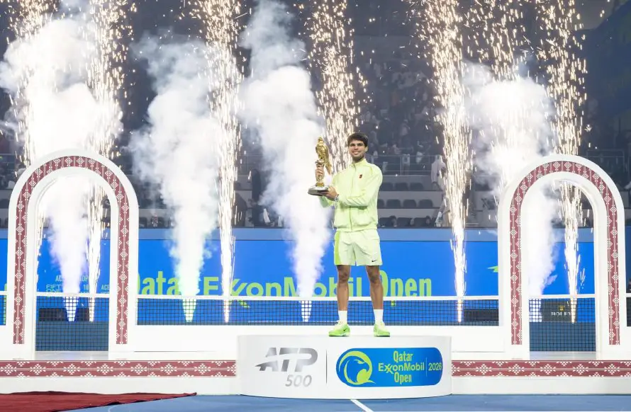 Carlos Alcaraz amplía ventaja en el ranking ATP sobre Jannik Sinner tras torneo de Doha