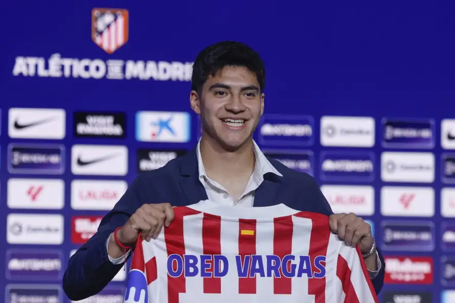 Obed Vargas, nuevo jugador del Atlético: “Ahora toca competir, batallar y demostrar de lo que estoy hecho”