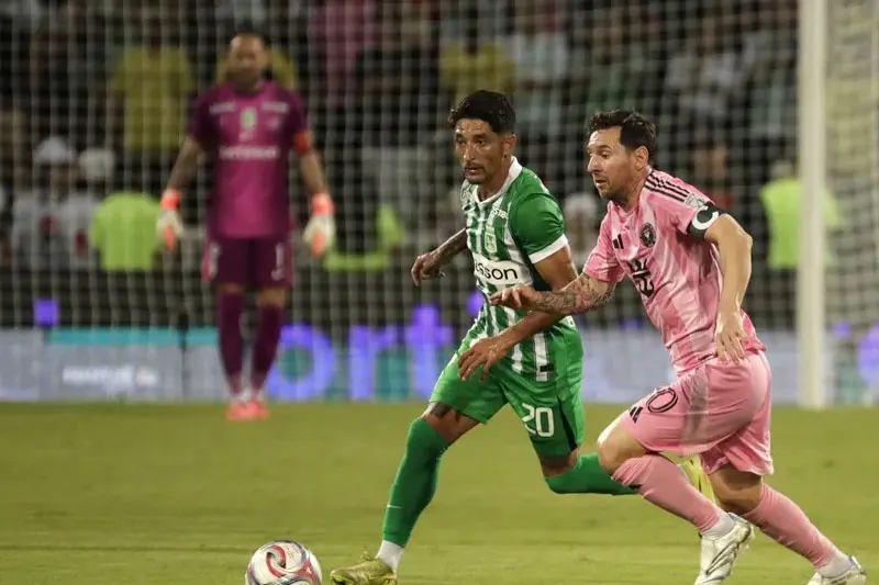 Un gol en contra le da victoria agónica al Inter Miami en casa de Atlético Nacional