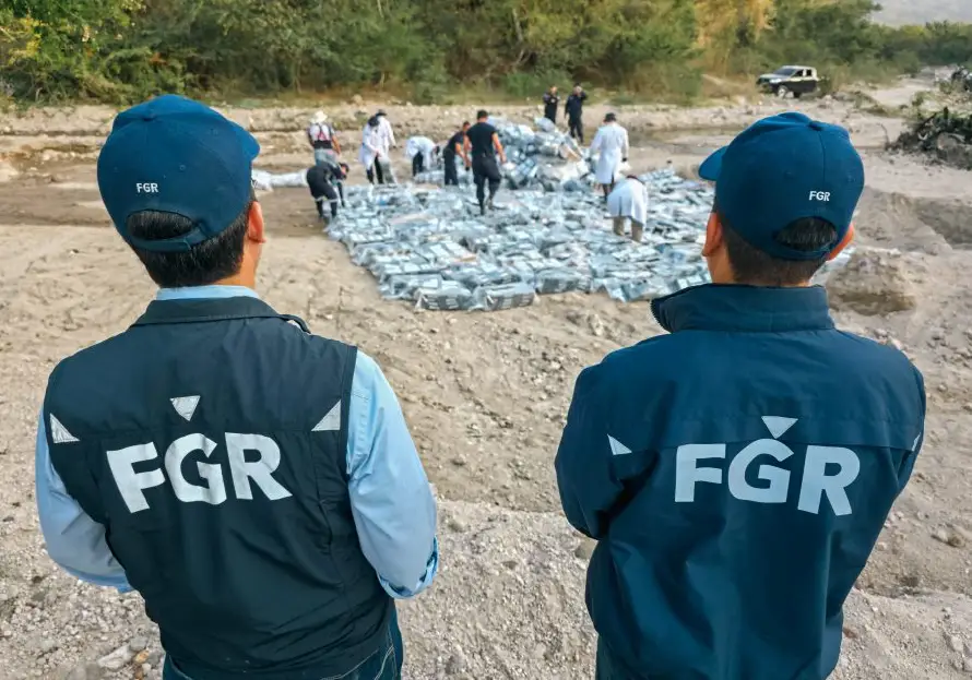 Destruyen 6.6 toneladas de cocaína valoradas en $166 millones, reporta la FGR