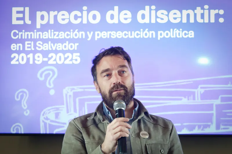 Director de Cristosal: “La existencia de presos políticos choca con las imágenes del discurso que circula a nivel mundial”