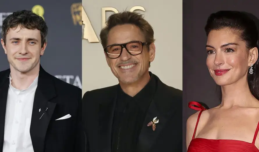 Paul Mescal, Robert Downey Jr. y Anne Hathaway entre los presentadores de los Oscar