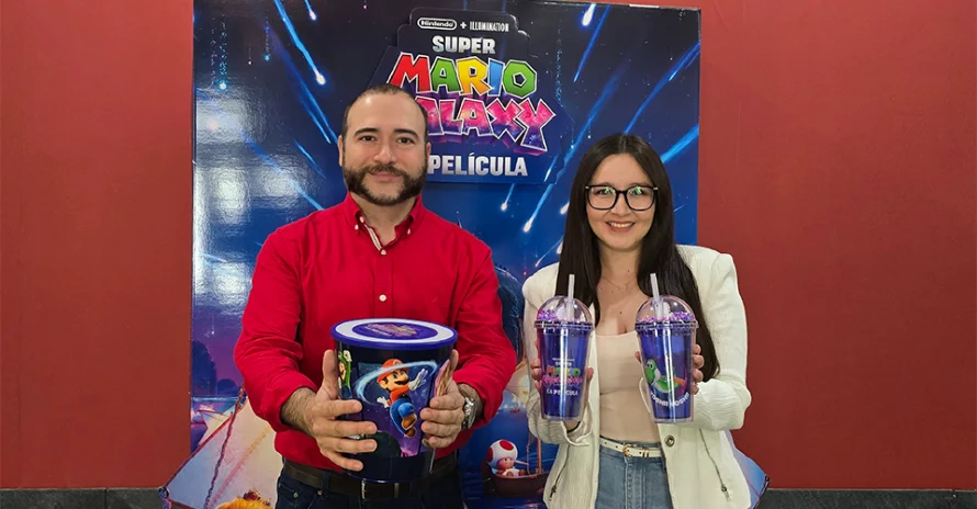 ¡Los coleccionables oficiales de Super Mario Galaxy: la película llegan a Cinemark!