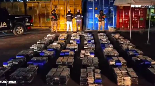Incautan 1,251 paquetes de droga en un contenedor en Panamá con destino a Lituania