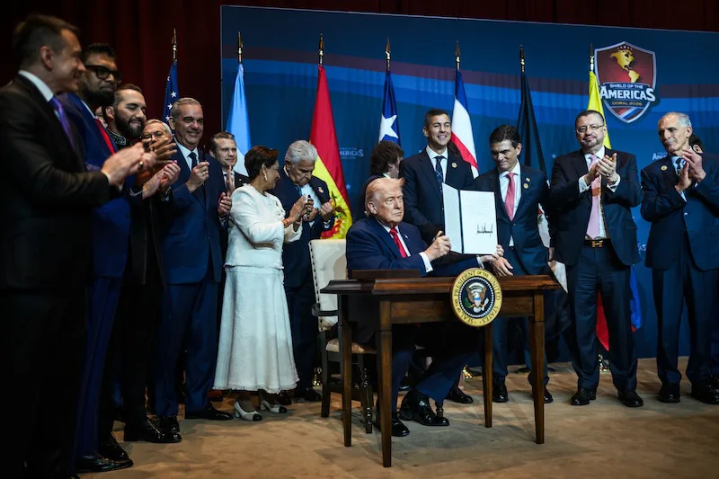 ¿Qué es el Escudo de las Américas? La coalición militar anunciada por Trump de la que forma parte El Salvador