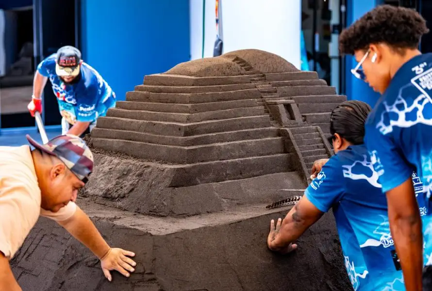 Museo Nacional de Antropología exhibe esculturas de arena para esta Semana Santa