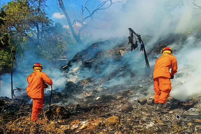 Incendios en El Salvador aumentan más de 90 % en lo que va de 2026