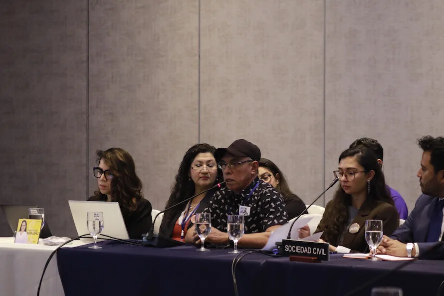 Líder comunitario de San Francisco Angulo participa en audiencia de la CIDH; OMCT pide evitar represalias