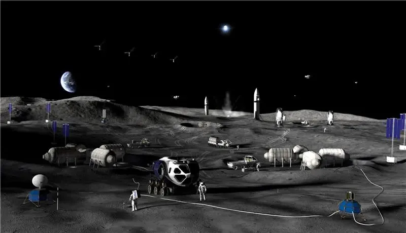 La NASA está construyendo una base para tener una presencia sostenida en la Luna y luego apunta a Marte