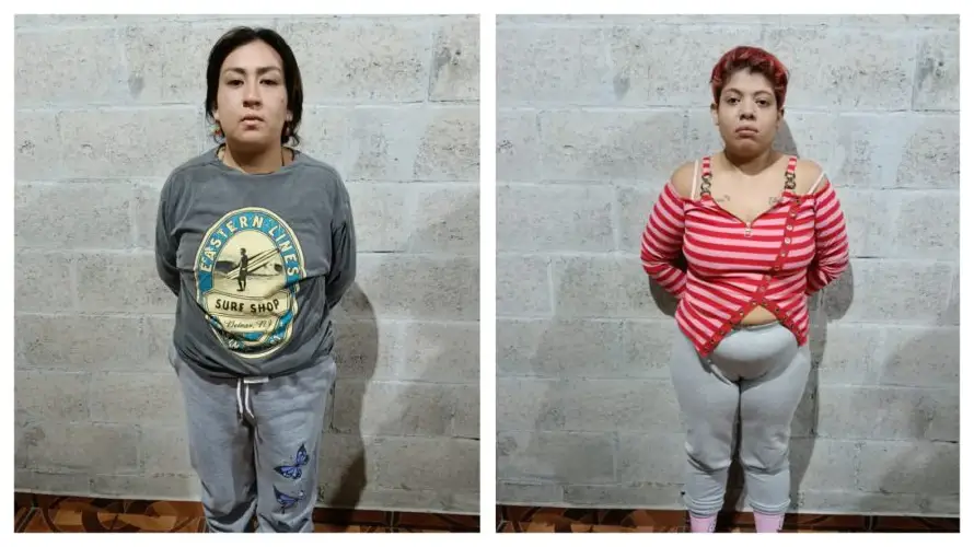 Arrestan a dos mujeres en un mesón de San Salvador con droga oculta bajo materiales de construcción