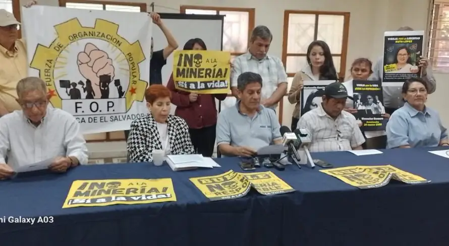 Movimiento antiminero pide derogar ley de minería y revocar acuerdo comercial con EEUU