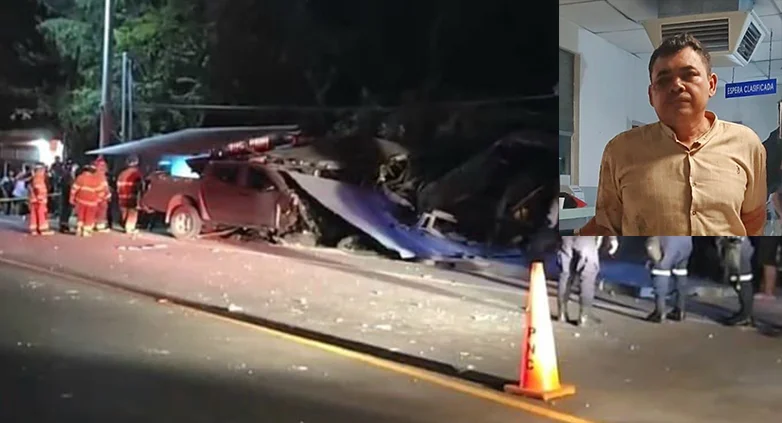 Conductor ebrio provoca accidente y deja dos muertos en Morazán