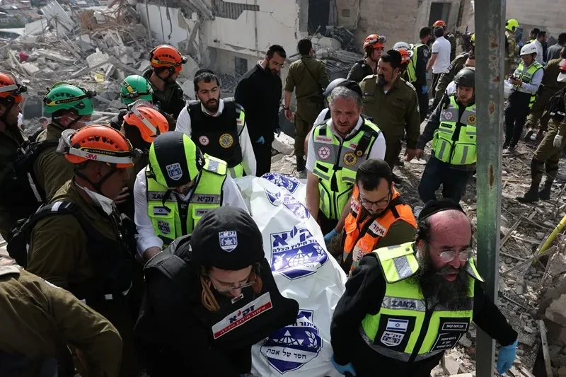 Seis muertos tras caer un misil iraní cerca de Jerusalén