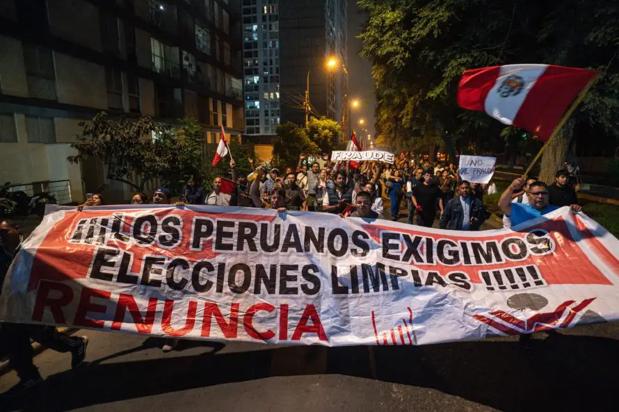 El fiscal general de Perú afirma que no ha advertido indicios de fraude en elecciones