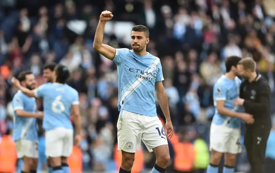 El centrocampista Rodri sufre lesión en ingle y enciende alarmas en el Manchester City