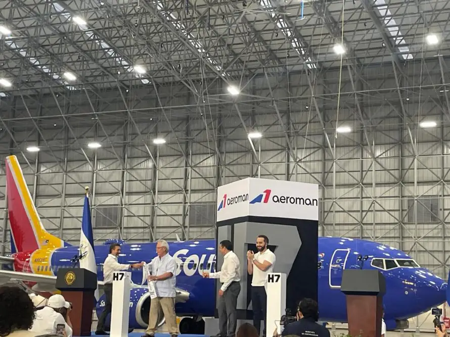 Aeroman inaugura su hangar 7 y se convierte en referente mundial en mantenimiento aeronáutico