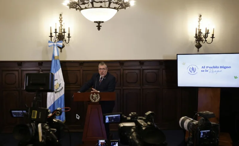 Presidente de Guatemala espera que nuevo fiscal general "no apadrine a los corruptos"
