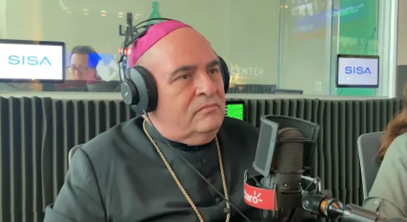 Nuncio apostólico reitera llamado papal a la paz y dice "caricatura" de Trump fue blasfemia