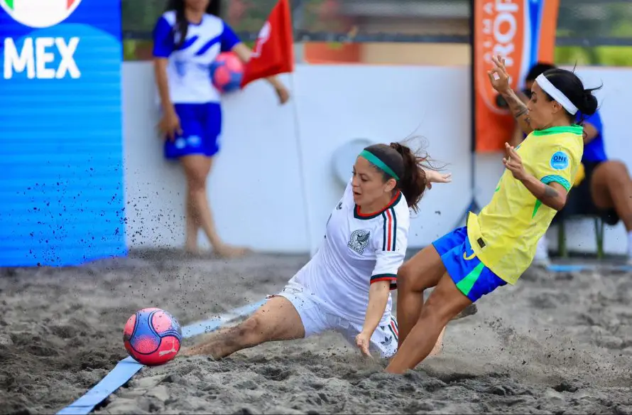 Brasil golea a México y se despide en tercer lugar del torneo femenino de la Beach Soccer Cup 2026