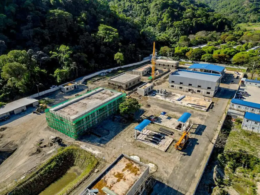La planta potabilizadora de Ilopango ya lleva el 90 % de avance