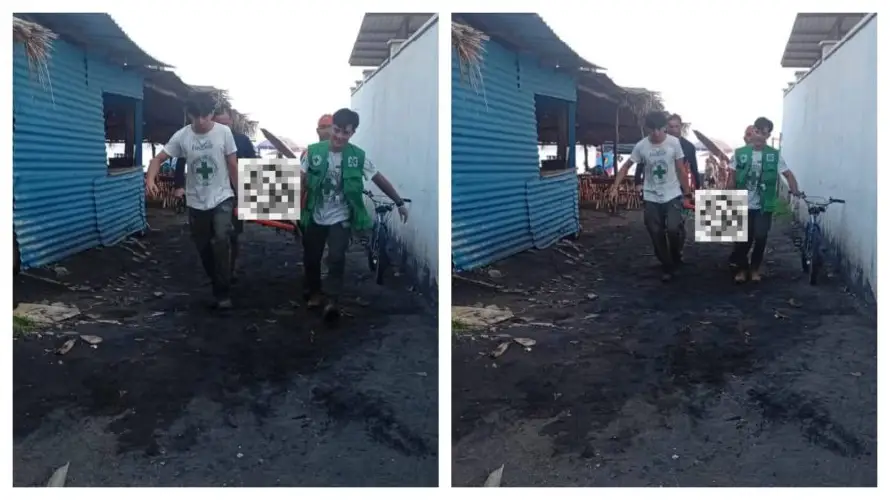 Rescatan a tres personas arrastradas por corriente marina en playa San Blas