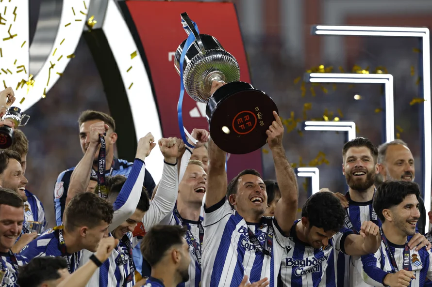 Real Sociedad gana la Copa del Rey en tanda de penales