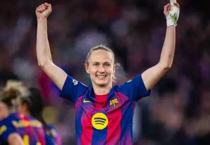 Barcelona golea 6-0 al Real Madrid en cuartos de final de la Champions League Femenina