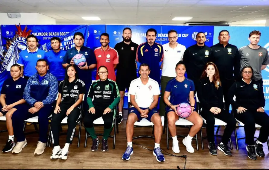 El Salvador recibe la Beach Soccer Cup 2026 con ocho selecciones internacionales del fútbol playa