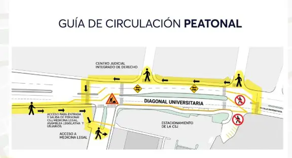 Retrasan hasta el 20 de abril habilitación de paso hacia la Asamblea en el sector de Medicina Legal luego de atraso por lluvias
