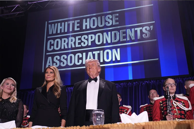 "Es una escena de un crimen": así se vivió el tiroteo de la cena de Trump desde dentro