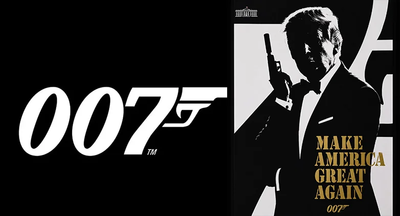 La Casa Blanca postula a Trump como el nuevo James Bond