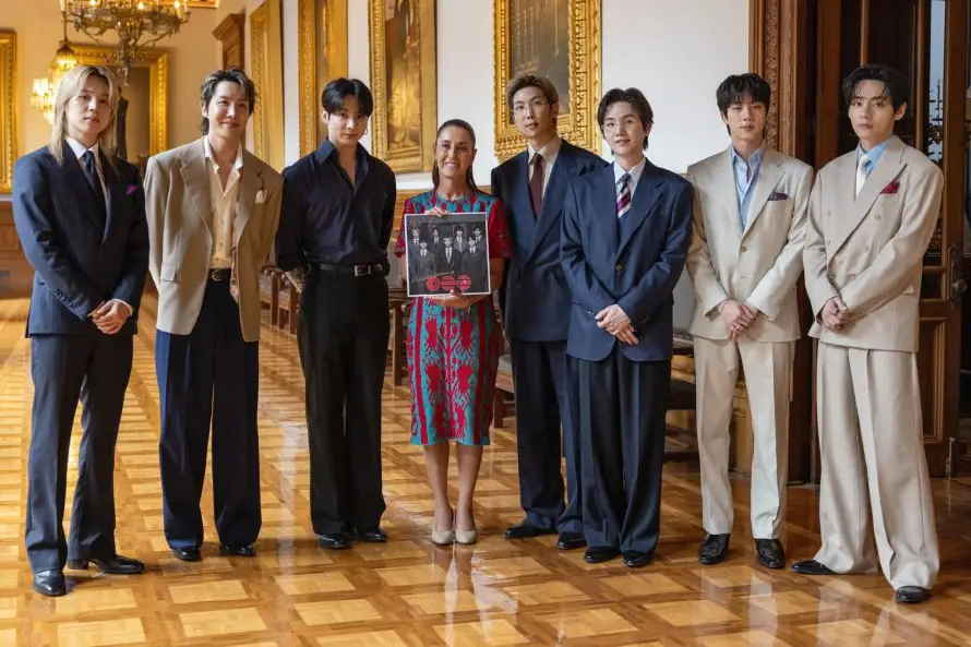 Sheinbaum confirma que el grupo BTS regresará a México en 2027