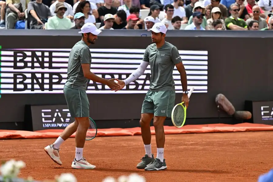 Marcelo Arévalo y Mate Pavic avanzan a cuartos de final del Masters de Roma