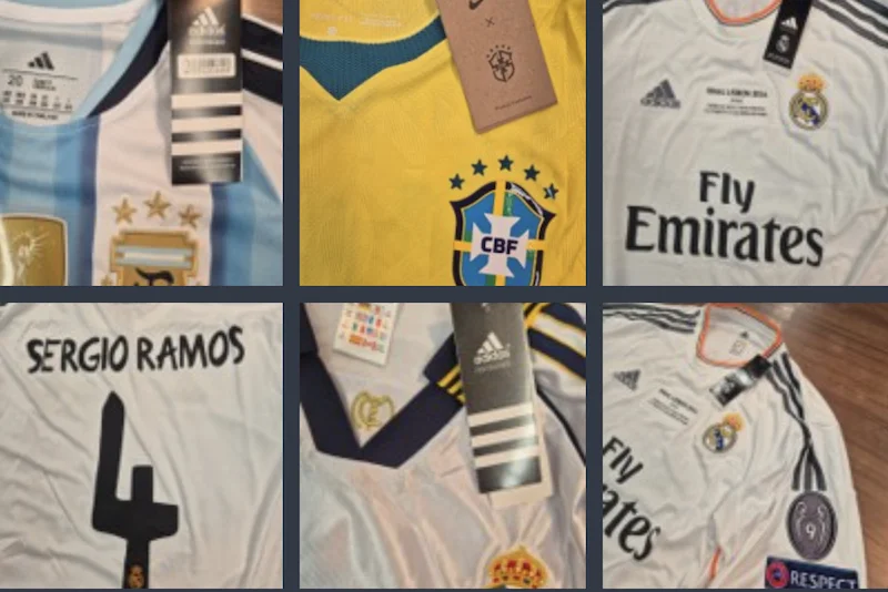 Aduanas retiene camisetas deportivas por posible falsificación de marcas