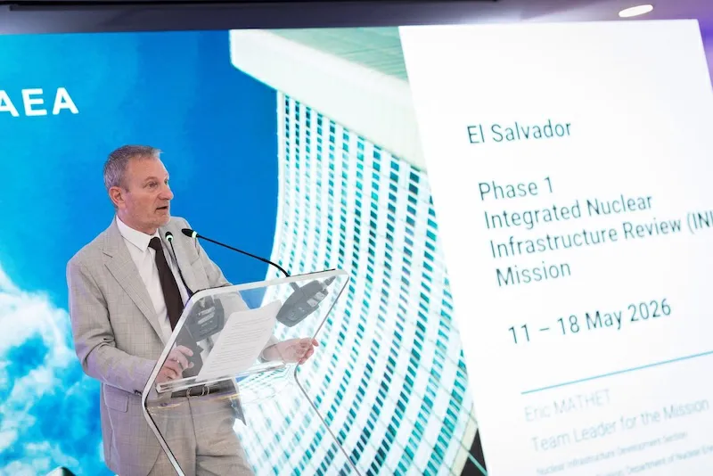 Organismo Internacional de Energía Atómica destaca avances de El Salvador en energía nuclear