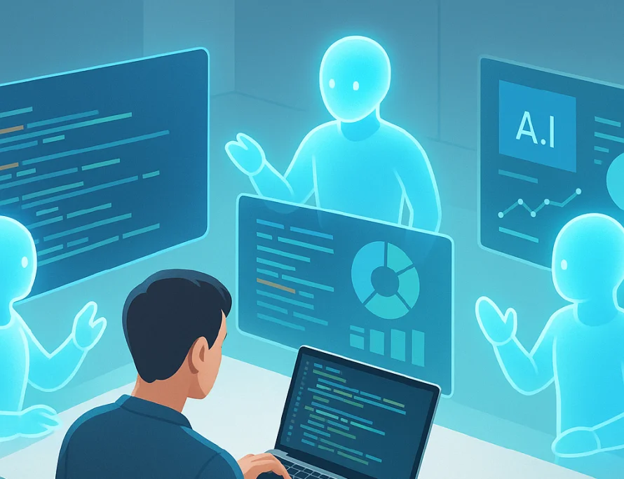 Agentes especializados programan, prueban y dan mantenimiento a servicios
