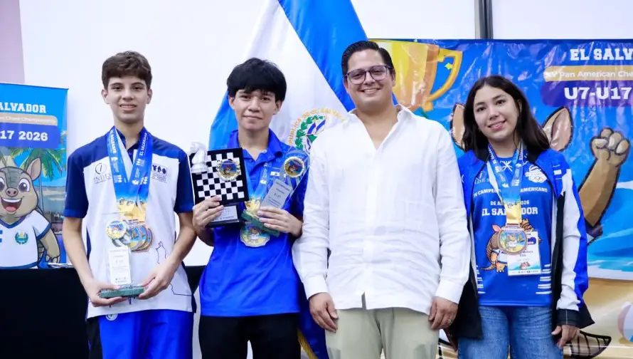 Ajedrecistas salvadoreños ganan medallas en el XV Campeonato Panamericano Juvenil