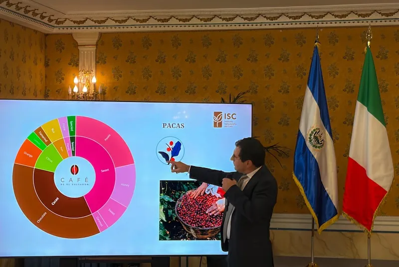 El Salvador promueve inversiones en encuentro empresarial en Italia