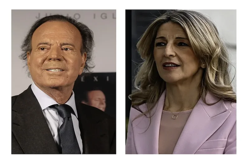 Julio Iglesias demanda a Yolanda Díaz por vulneración de su derecho al honor