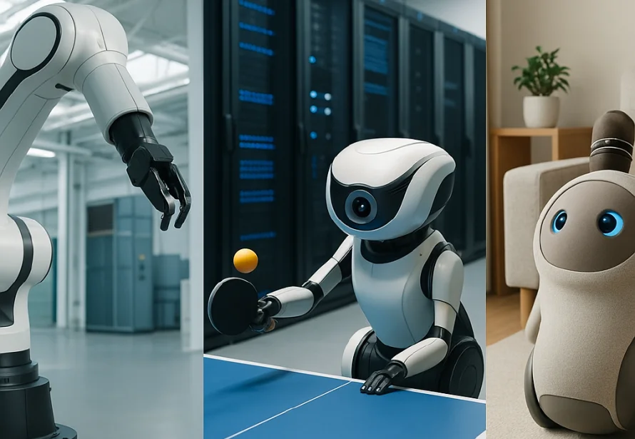 Robots que ya compiten, producen y acompañan