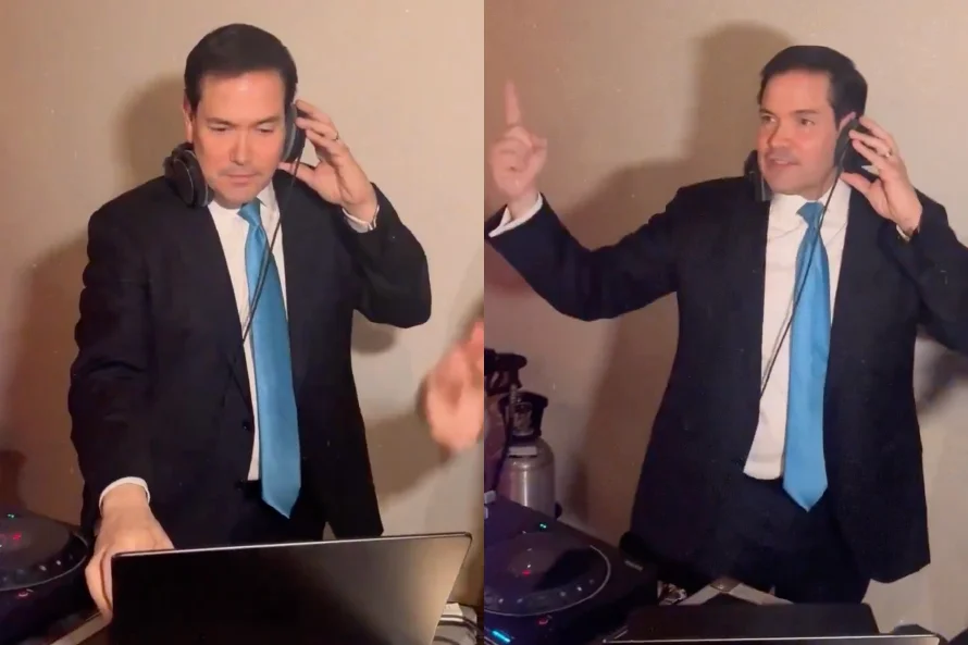 Vídeos de Marco Rubio como DJ en una boda se vuelven virales